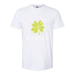 St Patricks Day Cute Gift Lucky Lawyer Gift Cool Gift Softstyle CVC T-Shirt