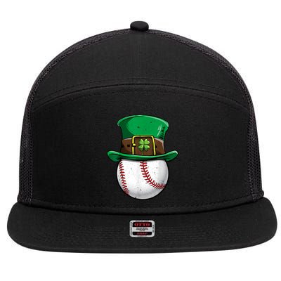 St Patricks Day, Baseball St Patricks Day 7 Panel Mesh Trucker Snapback Hat