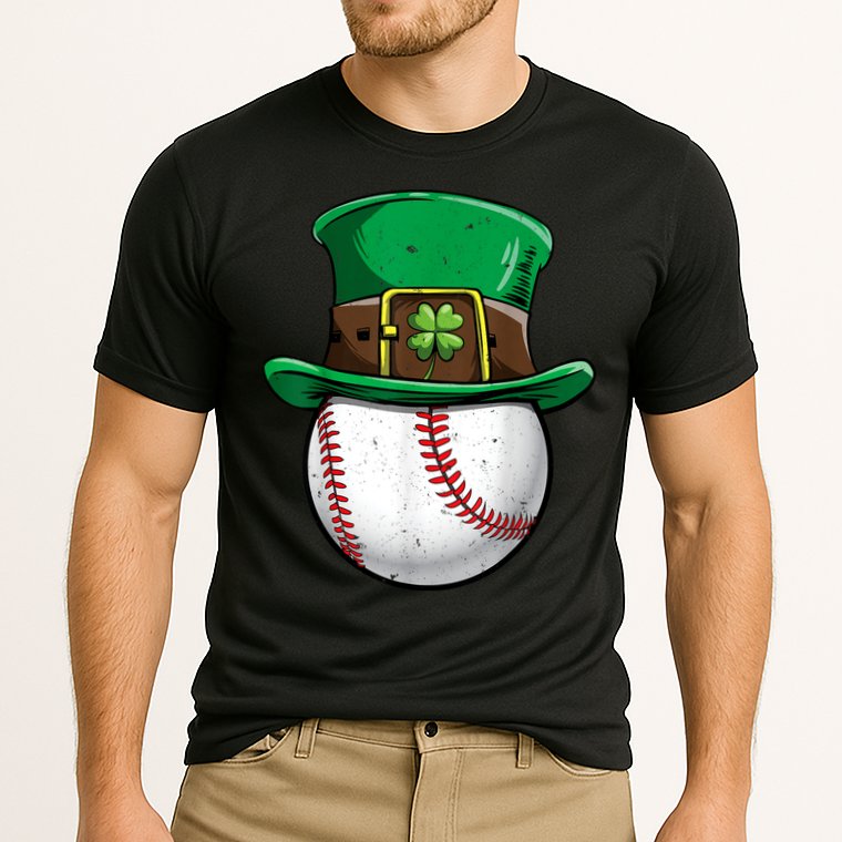 St Patricks Day, Baseball St Patricks Day Cooling Performance Crew T-Shirt