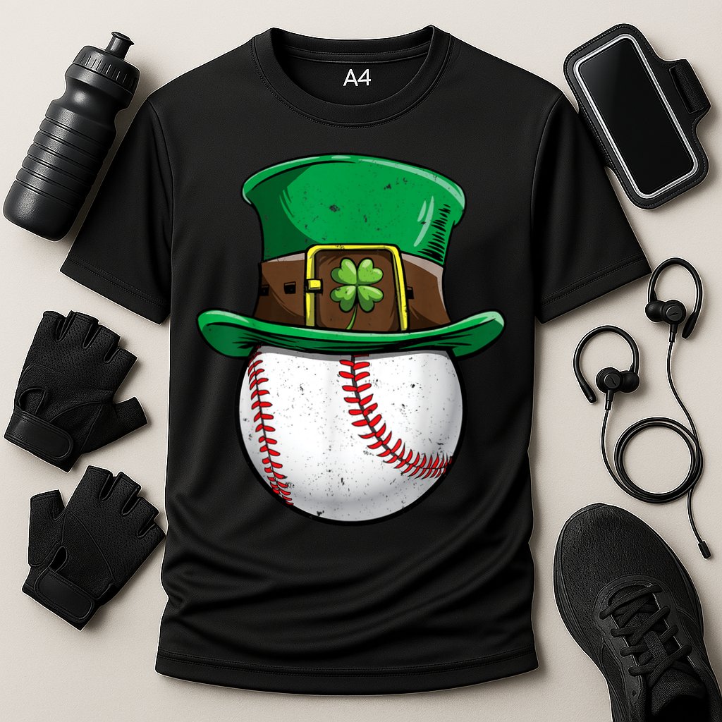 St Patricks Day, Baseball St Patricks Day Cooling Performance Crew T-Shirt