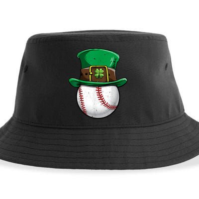 St Patricks Day, Baseball St Patricks Day Sustainable Bucket Hat