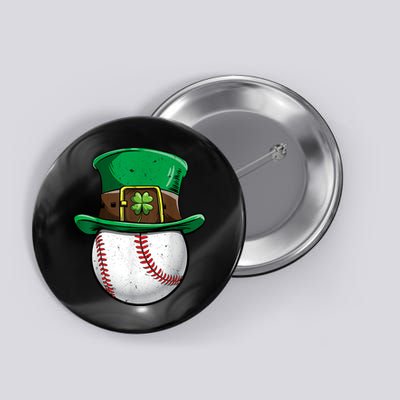 St Patricks Day, Baseball St Patricks Day Button