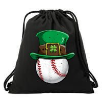 St Patricks Day, Baseball St Patricks Day Drawstring Bag