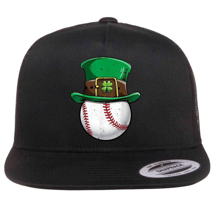 St Patricks Day, Baseball St Patricks Day Flat Bill Trucker Hat