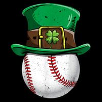 St Patricks Day, Baseball St Patricks Day 16 in Basic Backpack