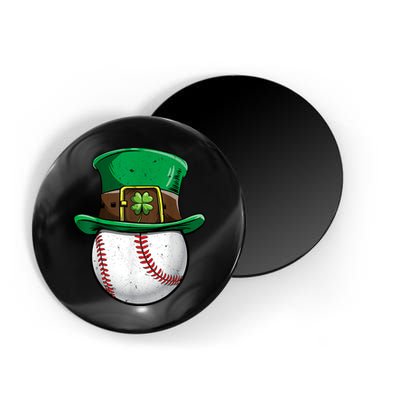 St Patricks Day, Baseball St Patricks Day Magnet