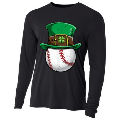 St Patricks Day, Baseball St Patricks Day Cooling Performance Long Sleeve Crew
