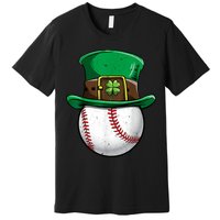 St Patricks Day, Baseball St Patricks Day Premium T-Shirt