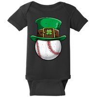 St Patricks Day, Baseball St Patricks Day Baby Bodysuit