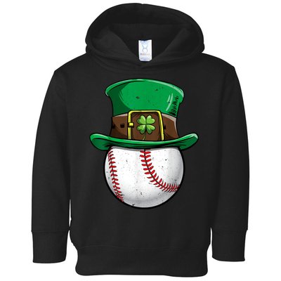 St Patricks Day, Baseball St Patricks Day Toddler Hoodie