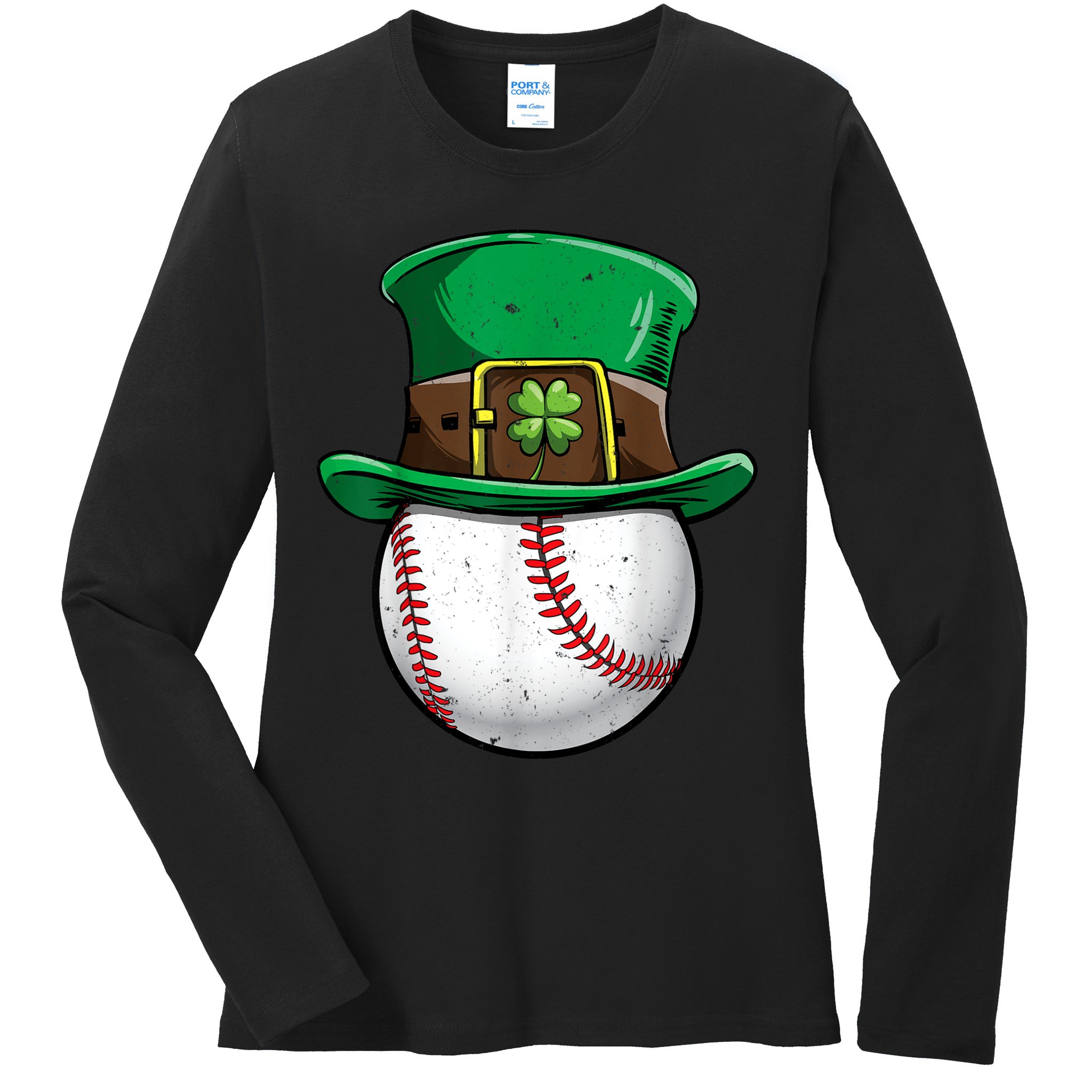 St Patricks Day, Baseball St Patricks Day Ladies Long Sleeve Shirt