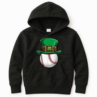 St Patricks Day, Baseball St Patricks Day Kids Hoodie