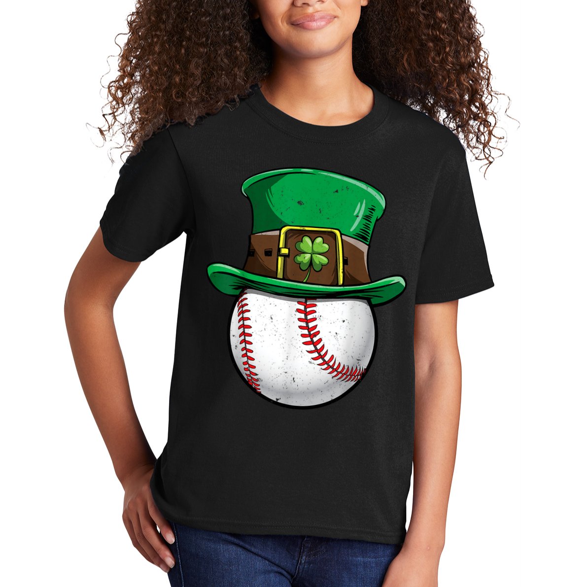 St Patricks Day, Baseball St Patricks Day Kids T-Shirt