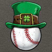 St Patricks Day, Baseball St Patricks Day Cotton Canvas Backpack