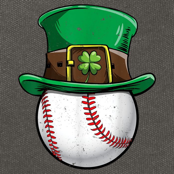 St Patricks Day, Baseball St Patricks Day Cotton Canvas Backpack