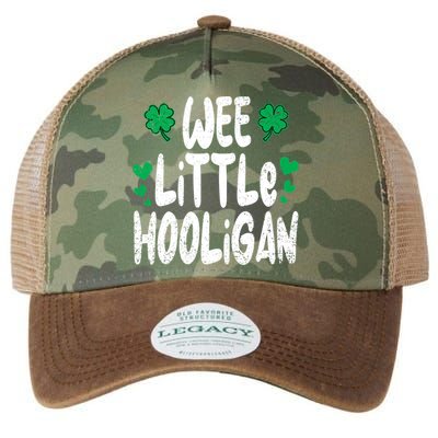 St Patricks Day Boy Girl Toddlers Wee Little Hooligan Legacy Tie Dye Trucker Hat