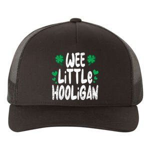 St Patricks Day Boy Girl Toddlers Wee Little Hooligan Yupoong Adult 5-Panel Trucker Hat