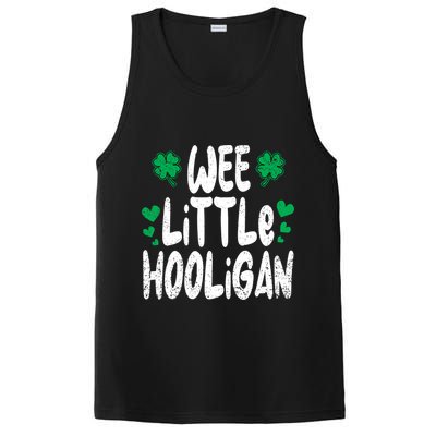 St Patricks Day Boy Girl Toddlers Wee Little Hooligan PosiCharge Competitor Tank