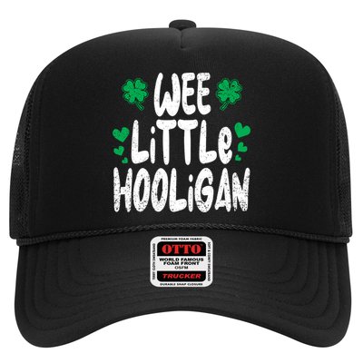 St Patricks Day Boy Girl Toddlers Wee Little Hooligan Trucker Hat