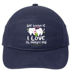 St Patricks Day Tooth Is Funny Dentist Dental Hygienist Gift 7-Panel Snapback Hat