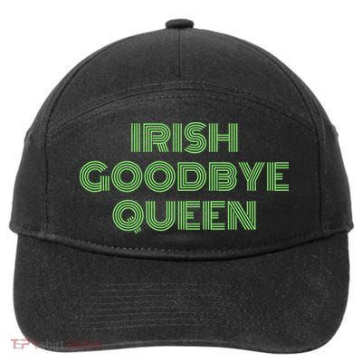 St Patricks Day Irish Goodbye Queen 7-Panel Snapback Hat