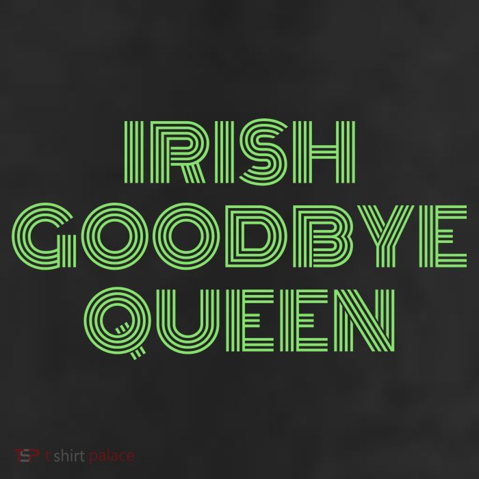 St Patricks Day Irish Goodbye Queen Adult Drive Performance Visor