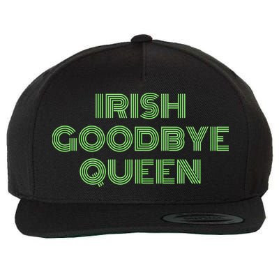 St Patricks Day Irish Goodbye Queen Wool Snapback Cap