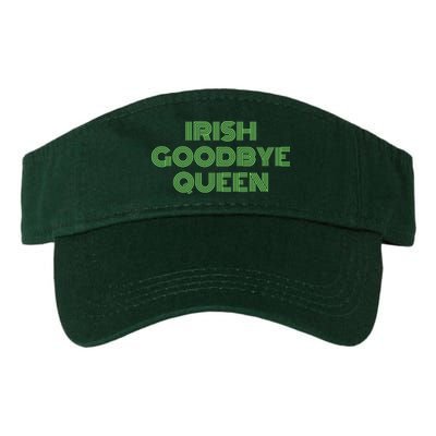 St Patricks Day Irish Goodbye Queen Visor
