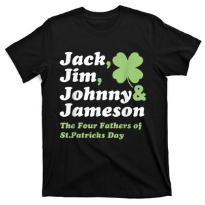 Saint Patricks Day Shirts | Jack Jim Johnny Jameson Fathers T-Shirt