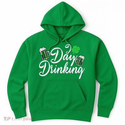 St Patricks Day I Love Day Drinking Funny Gifts Beer Lover Hoodie