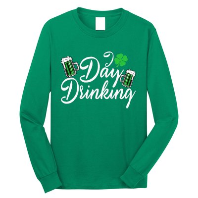 St Patricks Day I Love Day Drinking Funny Gifts Beer Lover Long Sleeve Shirt