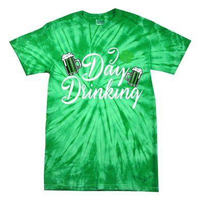 St Patricks Day I Love Day Drinking Funny Gifts Beer Lover Tie-Dye T-Shirt