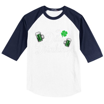 St Patricks Day I Love Day Drinking Funny Gifts Beer Lover Baseball Sleeve Shirt