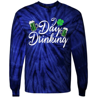 St Patricks Day I Love Day Drinking Funny Gifts Beer Lover Tie-Dye Long Sleeve Shirt