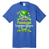 St Patrick's Day Paralegal Costume I'm A Lucky Leprechaun Gift Tall T-Shirt