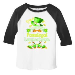 St Patrick's Day Paralegal Costume I'm A Lucky Leprechaun Gift Toddler Fine Jersey T-Shirt