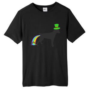 St Patrick's Day Rainbow Dog Gift Rat Terrier Gift Tall Fusion ChromaSoft Performance T-Shirt