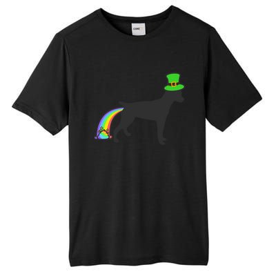 St Patrick's Day Rainbow Dog Gift Rat Terrier Gift Tall Fusion ChromaSoft Performance T-Shirt