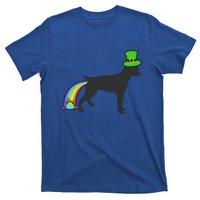 St Patrick's Day Rainbow Dog Gift Rat Terrier Gift T-Shirt