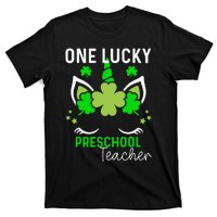 St Patrick's Day One Lucky Preschool Teacher T-Shirt