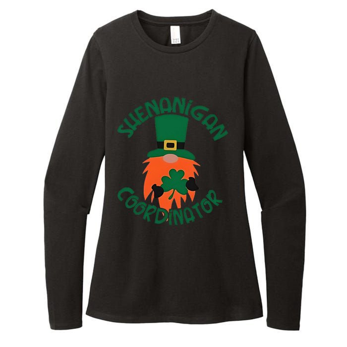 St Patrick's Day Shenanigan Coordinator Irish Clovers Womens CVC Long Sleeve Shirt