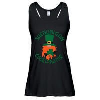 St Patrick's Day Shenanigan Coordinator Irish Clovers Ladies Essential Flowy Tank