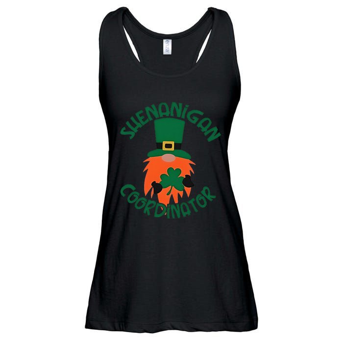 St Patrick's Day Shenanigan Coordinator Irish Clovers Ladies Essential Flowy Tank