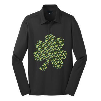 St Patricks Day Funny Gift Police Handcuffs Gift Silk Touch Performance Long Sleeve Polo