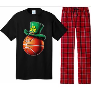 St. PatrickS Day Basketball Hat Sticker Sports & Luck Pajama Set