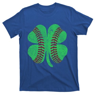 St Patrick's Day Shamrock Baseball Player Costume Gift T-Shirt