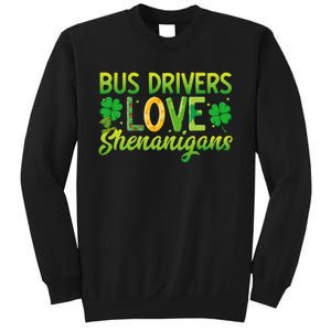 St. Patrick's Day St. Patty Bus Drivers Love Shenanigans Sweatshirt