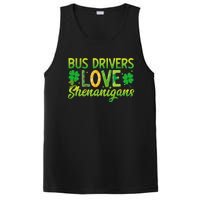 St. Patrick's Day St. Patty Bus Drivers Love Shenanigans PosiCharge Competitor Tank