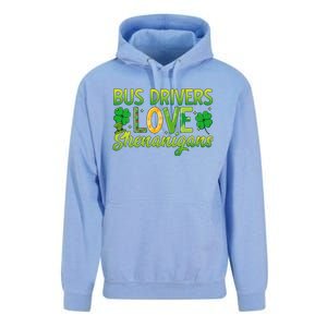 St. Patrick's Day St. Patty Bus Drivers Love Shenanigans Unisex Surf Hoodie