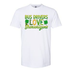 St. Patrick's Day St. Patty Bus Drivers Love Shenanigans Softstyle CVC T-Shirt